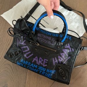 Brand new Balenciaga grafiti city bag